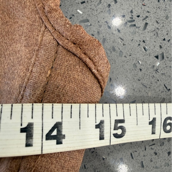 Charming Tan Vest with Lace-Up Detail - Picture 8 of 9